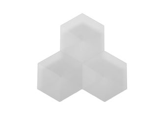 Imagen de Platito Hexagon Hielo