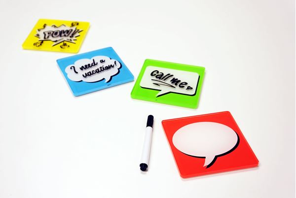 Imagen de Posavasos "Bubble Text"