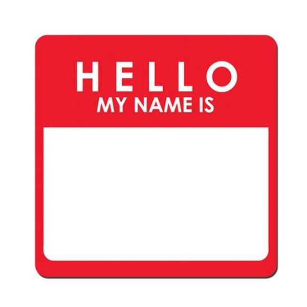 Imagen de Posavasos Name Tag (set de 2)