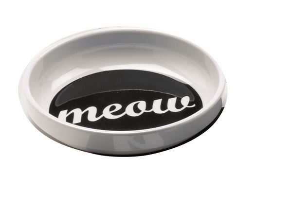Imagen de Bowl Gato "Meow" (Blanco y Negro)