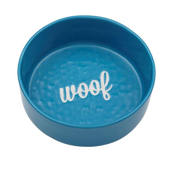 Imagen de Bowl Perro "Woof" Azul