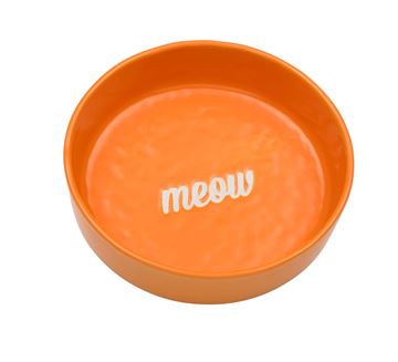 Imagen de Bowl Gato "Meow" Naranja